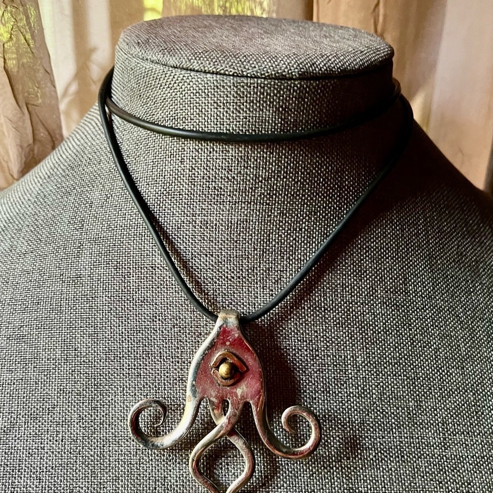 Recycled Silver Fork Pendant